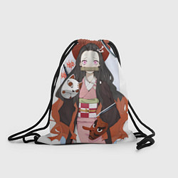 Рюкзак-мешок Клинок рассекающий демонов Нэдзуко Камадо, цвет: 3D-принт
