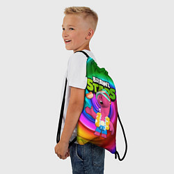 Рюкзак-мешок Даг радужный фон, цвет: 3D-принт — фото 2
