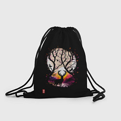 Рюкзак-мешок Лесной король ночью, цвет: 3D-принт