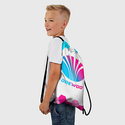 Рюкзак-мешок Daewoo neon gradient style, цвет: 3D-принт — фото 2