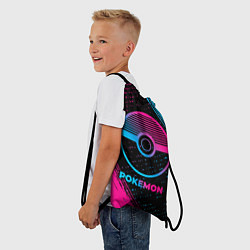 Рюкзак-мешок Pokemon - neon gradient, цвет: 3D-принт — фото 2