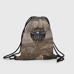 Рюкзак-мешок Baldurs Gate 3 Logo, цвет: 3D-принт