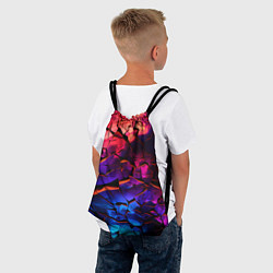 Рюкзак-мешок Светящаяся Земля, цвет: 3D-принт — фото 2