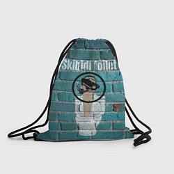Рюкзак-мешок Skibidi toilet Graffiti, цвет: 3D-принт