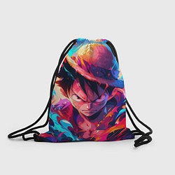 Рюкзак-мешок Луффи из Ван Пис - разноцветный, цвет: 3D-принт