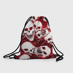 Рюкзак-мешок Черепа киберпанк, цвет: 3D-принт
