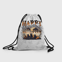Рюкзак-мешок С котиками на хэллоуин, цвет: 3D-принт