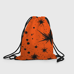 Рюкзак-мешок Огненный оранжевый абстракция, цвет: 3D-принт