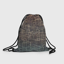 Рюкзак-мешок Киберпанк линии, цвет: 3D-принт