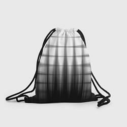 Рюкзак-мешок Черная градиентная клетка, цвет: 3D-принт