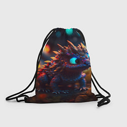 Рюкзак-мешок Дракончик и осень, цвет: 3D-принт
