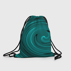 Рюкзак-мешок Малахитовый вихрь, цвет: 3D-принт
