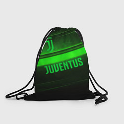 Рюкзак-мешок Juventus green line, цвет: 3D-принт
