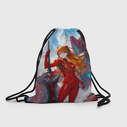 Рюкзак-мешок Аска Еванеглион, цвет: 3D-принт