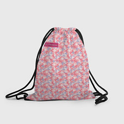 Рюкзак-мешок Цифровой камуфляж - Полина, цвет: 3D-принт