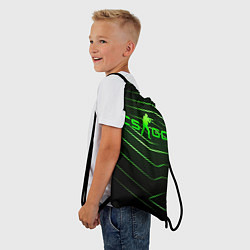 Рюкзак-мешок CS GO dark green, цвет: 3D-принт — фото 2