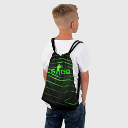 Рюкзак-мешок CS GO dark green, цвет: 3D-принт — фото 2