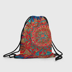 Рюкзак-мешок Узор подсолнух, цвет: 3D-принт