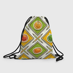 Мешок для обуви Fruits and berries pattern