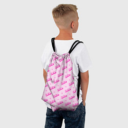 Рюкзак-мешок Паттерн - Барби и сердечки, цвет: 3D-принт — фото 2