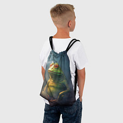 Рюкзак-мешок Пепе лягушка, цвет: 3D-принт — фото 2