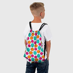Рюкзак-мешок Яркие цветные пузыри, цвет: 3D-принт — фото 2