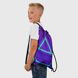 Рюкзак-мешок Твой стиль геометрия 1, цвет: 3D-принт — фото 2