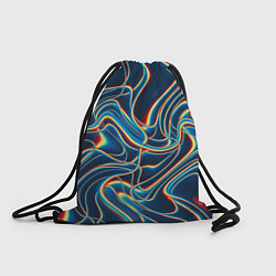 Рюкзак-мешок Abstract waves, цвет: 3D-принт