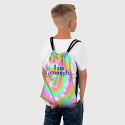 Рюкзак-мешок I am Kenough - retro tie-dye, цвет: 3D-принт — фото 2