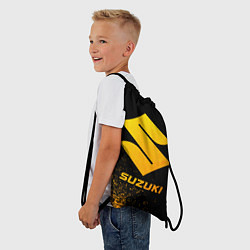 Рюкзак-мешок Suzuki - gold gradient, цвет: 3D-принт — фото 2