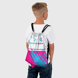 Рюкзак-мешок Angels of Death neon gradient style: символ сверху, цвет: 3D-принт — фото 2