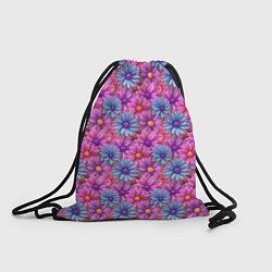 Рюкзак-мешок Цветочный паттерн из гербер, цвет: 3D-принт