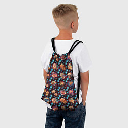 Рюкзак-мешок Фантастические маки, цвет: 3D-принт — фото 2