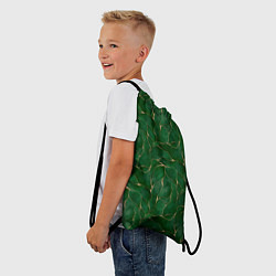Рюкзак-мешок Зеленый камуфляж с золотом, цвет: 3D-принт — фото 2