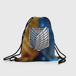 Рюкзак-мешок Атака титанов битва, цвет: 3D-принт