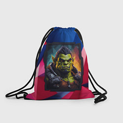 Рюкзак-мешок Портрет орка, цвет: 3D-принт