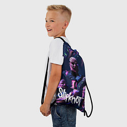 Рюкзак-мешок Slipknot: guitar, цвет: 3D-принт — фото 2