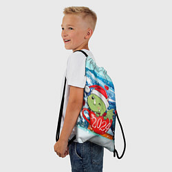 Рюкзак-мешок Милый дракончик в кружке, цвет: 3D-принт — фото 2