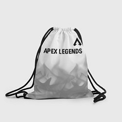 Рюкзак-мешок Apex Legends glitch на светлом фоне посередине, цвет: 3D-принт