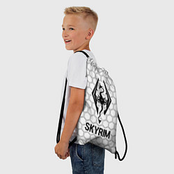 Рюкзак-мешок Skyrim glitch на светлом фоне, цвет: 3D-принт — фото 2
