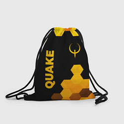 Рюкзак-мешок Quake - gold gradient вертикально, цвет: 3D-принт
