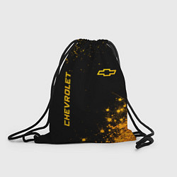Рюкзак-мешок Chevrolet - gold gradient вертикально, цвет: 3D-принт