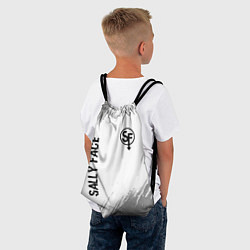 Рюкзак-мешок Sally Face glitch на светлом фоне вертикально, цвет: 3D-принт — фото 2