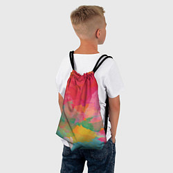 Рюкзак-мешок Спектр акварели, цвет: 3D-принт — фото 2