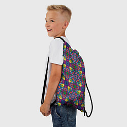 Рюкзак-мешок Стеклянная мозаика, цвет: 3D-принт — фото 2