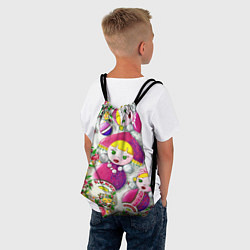 Рюкзак-мешок Неваляшки в кокошниках, цвет: 3D-принт — фото 2