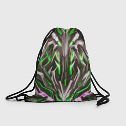 Рюкзак-мешок Зелёная киберпанк броня, цвет: 3D-принт