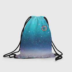 Рюкзак-мешок Венок дискет 3 5 - save retro, цвет: 3D-принт