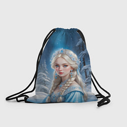 Рюкзак-мешок Прекрасная Снегурочка, цвет: 3D-принт