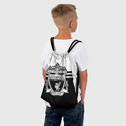 Рюкзак-мешок Ливерпуль - черно-белый, цвет: 3D-принт — фото 2